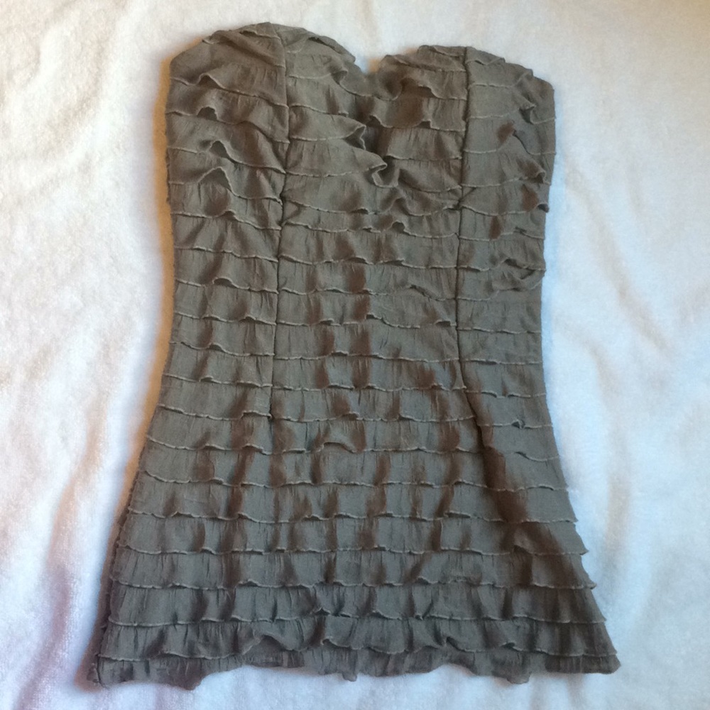 ruffle tube top